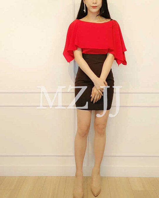 BL10978RD Blouse