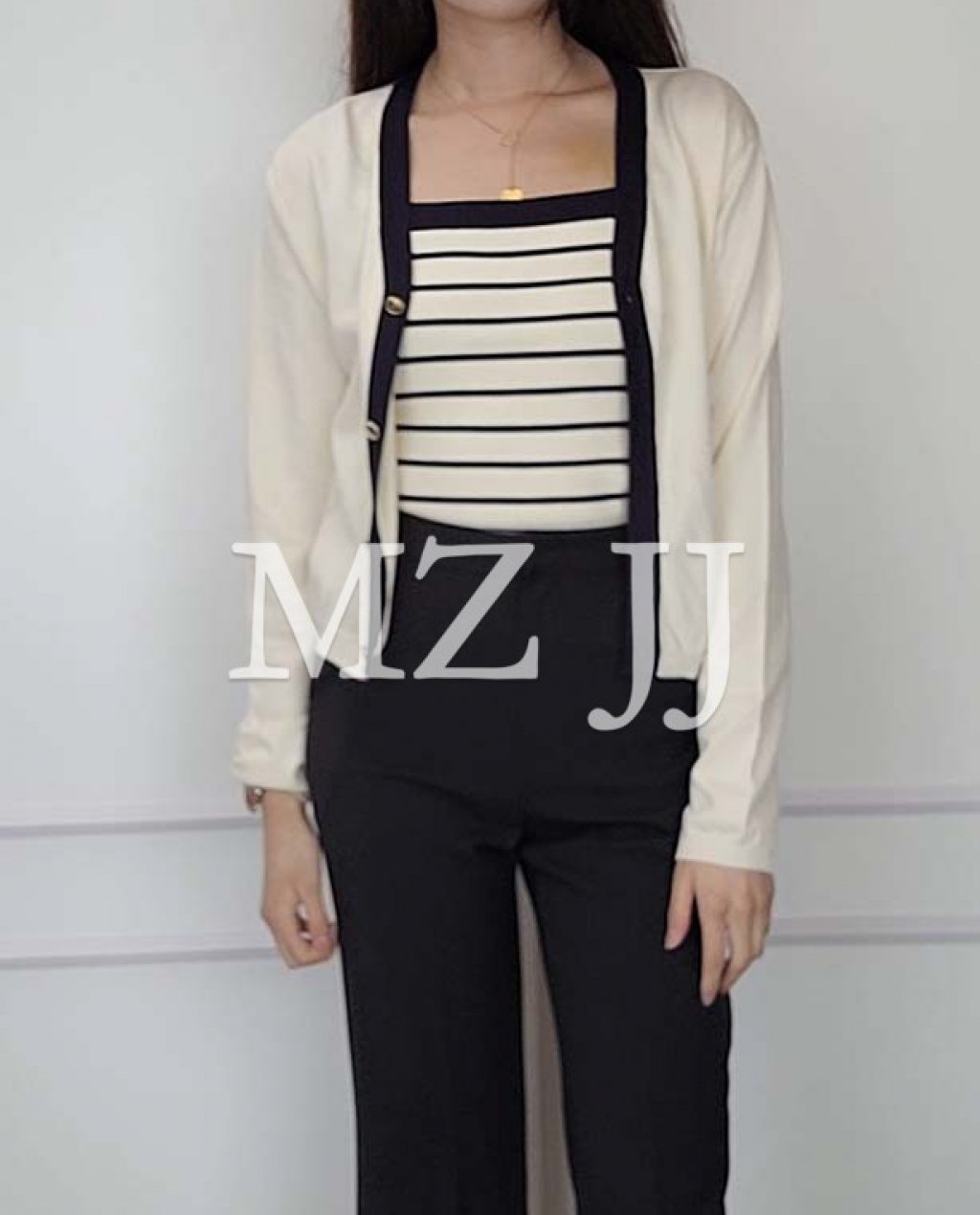 CD10137WH Cardigan