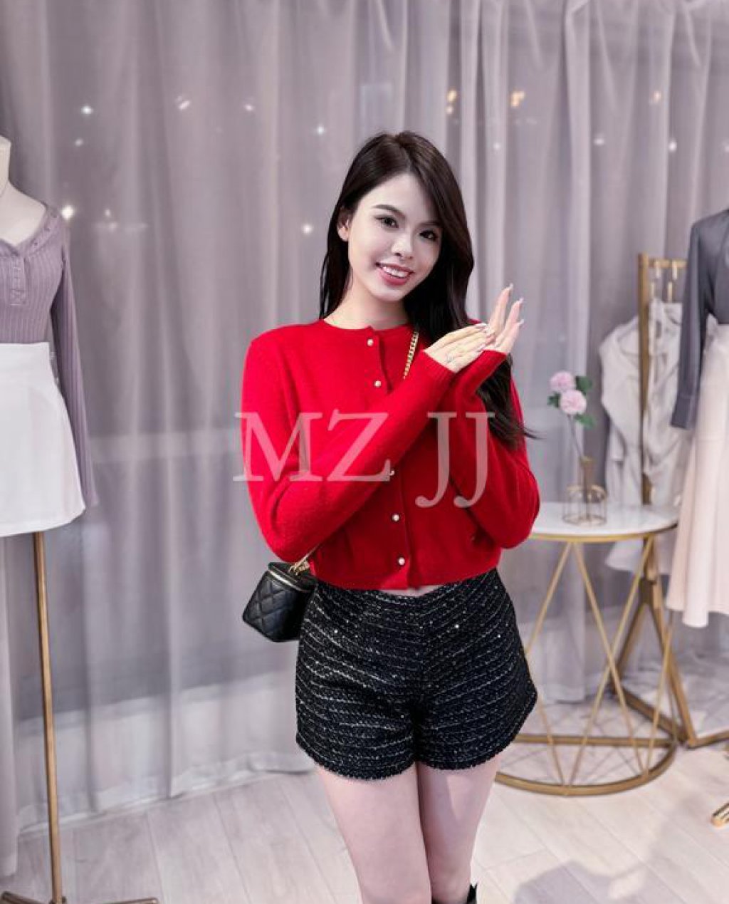 CD10169RD Cardigan