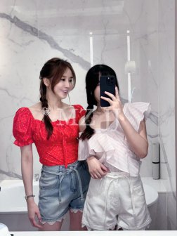 BL14892RD Blouse