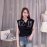 BL14913BK Blouse