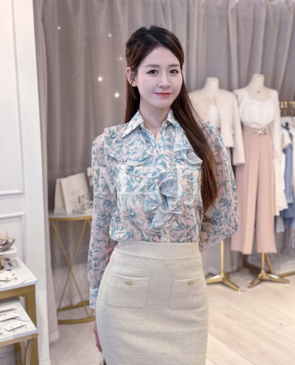 BL14821GN Blouse