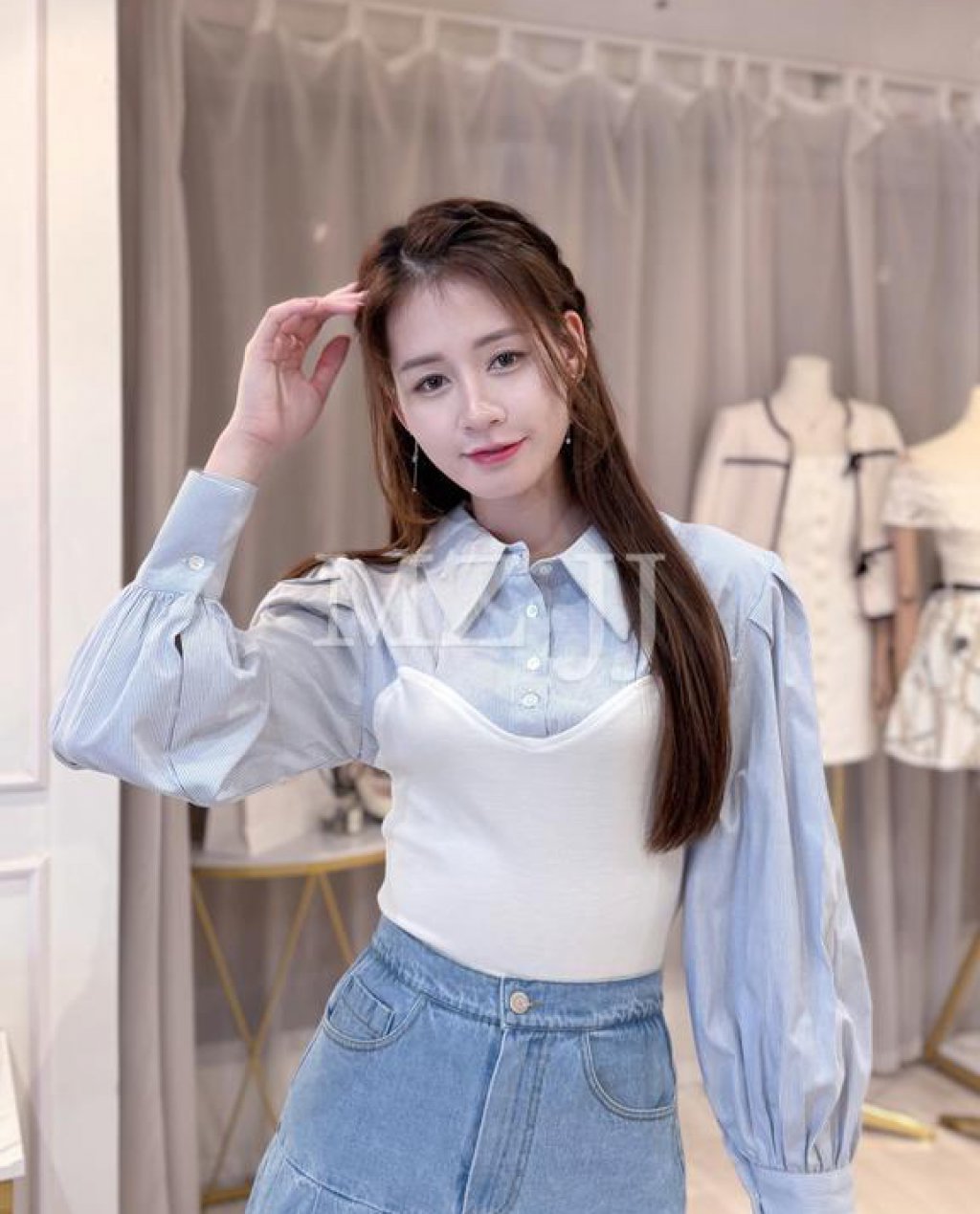 BL14873BU Blouse