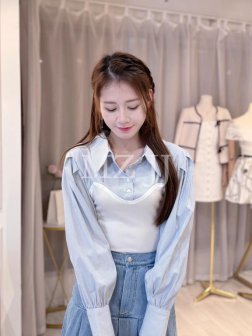BL14873BU Blouse