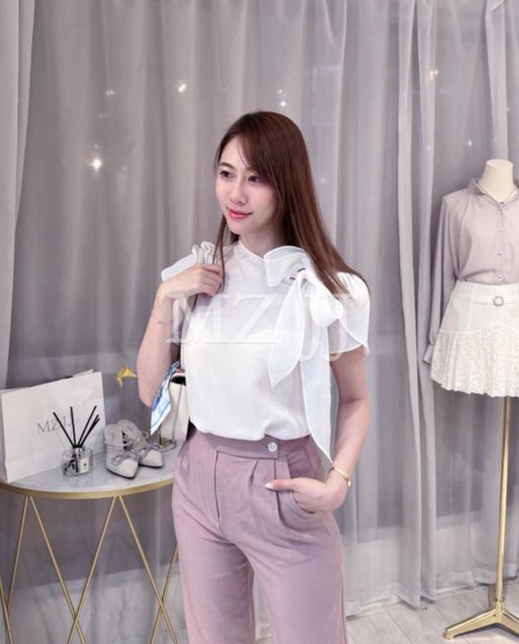BL14885WH Blouse
