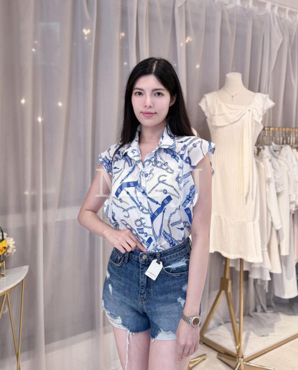 BL14915WH Blouse