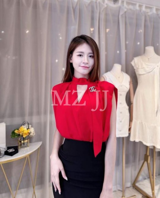 BL14920RD Blouse