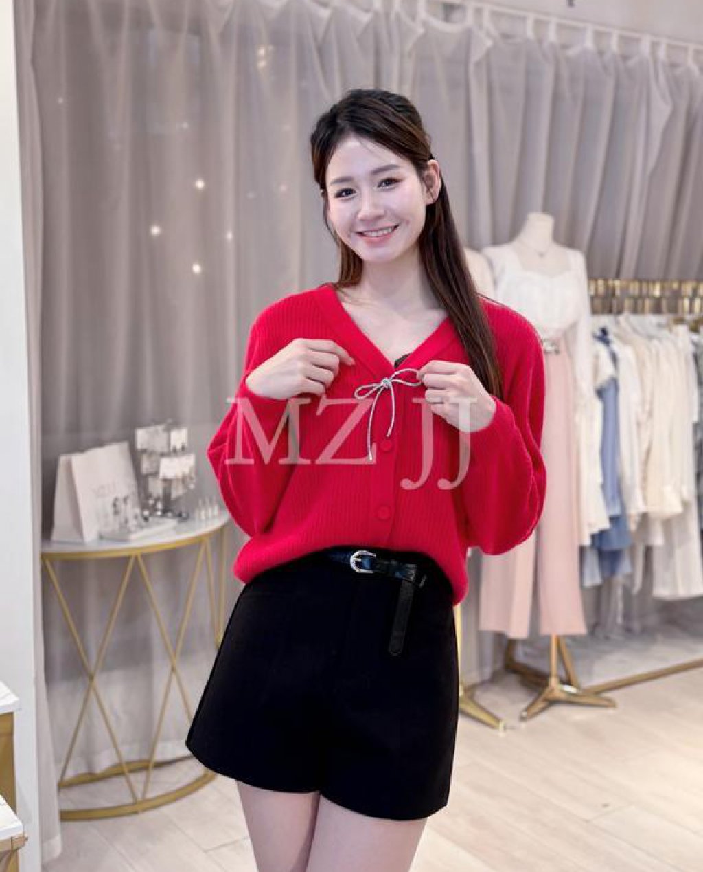 CD10182RD Cardigan