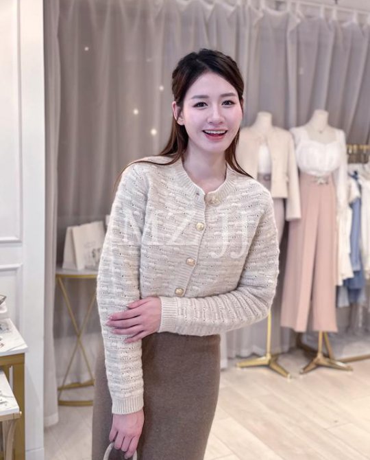 CD10183WH Cardigan