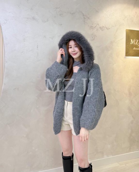 CD10203LGY Cardigan