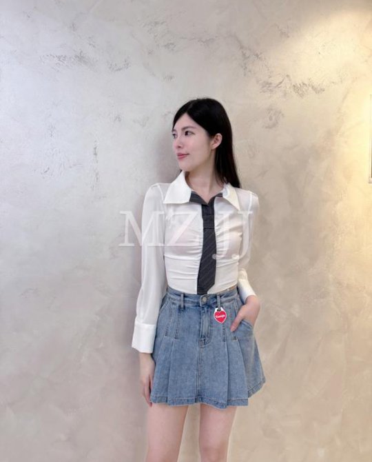 BL14990LGY Blouse