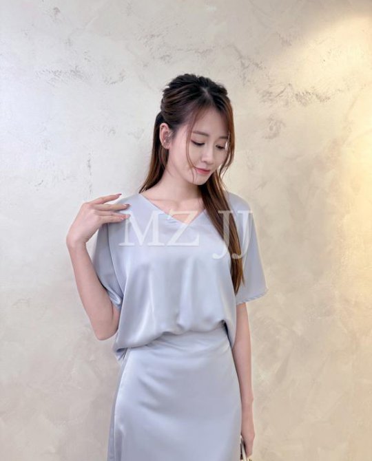 BL15004LGY Blouse